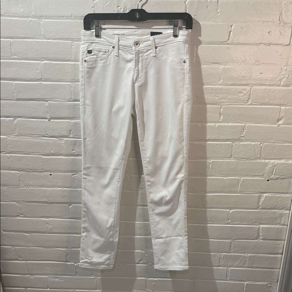 AG Adriano Goldschmied White Skinny Jeans